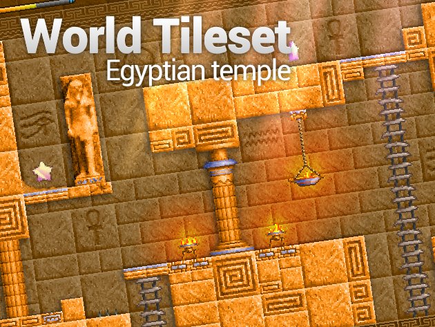 Egyptian tileset for games
